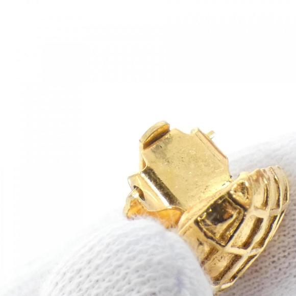 CHANEL Gold-Tone CC Dangle Earrings - Picture 4 of 5